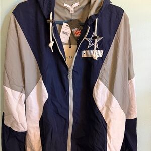NFL Cowboys Navy and Gray Jacket
